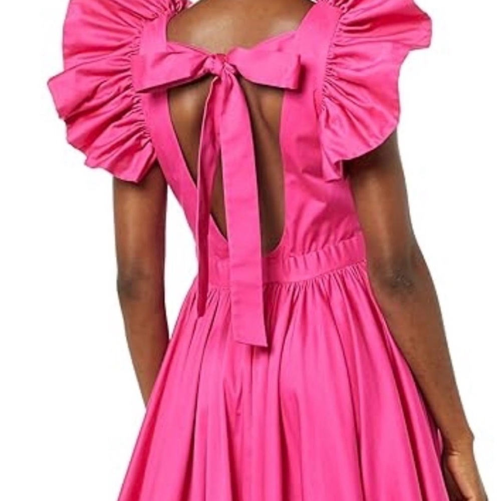 NEW- Ruffle Dress with Flounce (Pink) - Featured on Making The Cut TV Show